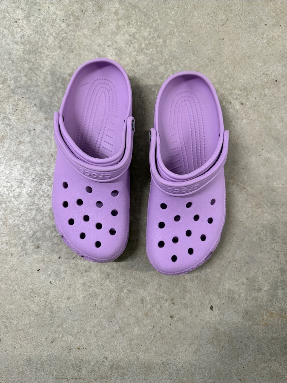 Lavender womens crocs size 12 (#1)